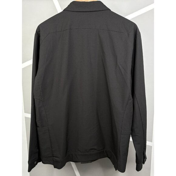 BYLT Premium Basics District Jacket Men’s L Black Full Snap Stretch Pockets - Picture 2 of 14